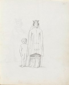 Mme Siddons en Constance avec enfant, 1783 - John Flaxman