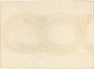 Bordure ornementale avec figures féminines ailées - John Flaxman