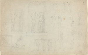 Feuille de Croquis [recto et verso]