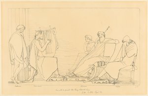 Le chant de Demodocus - John Flaxman