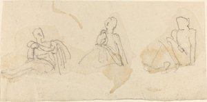 Trois figures assises - John Flaxman