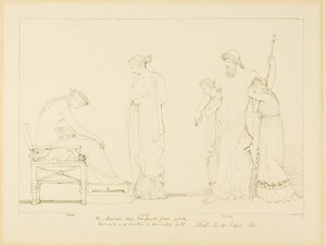 Vulcain et Thétis - John Flaxman