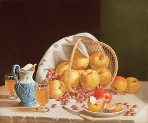 Nature morte avec pommes jaunes - John Francis