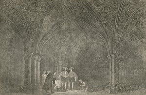 Lilly et Quatremain creusant pour le trésor à Saint Faith