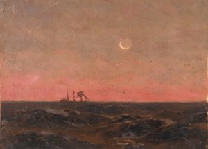 Paysage marin, vers 1900
