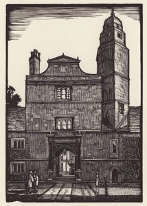 Cambridge : Caius (gravure sur bois)