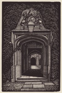 Cambridge : Magdalene (gravure sur bois)