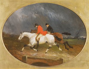 Le Retour de la chasse sous la pluie - John Frederick Herring Junior