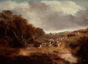 La chasse au Cambridgeshire : pleine course - John Frederick Herring Senior