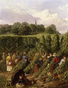 Les Cueilleurs de Houblon, 1855 - John Frederick Herring Senior