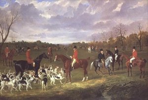 La rencontre des chiens de chasse de l