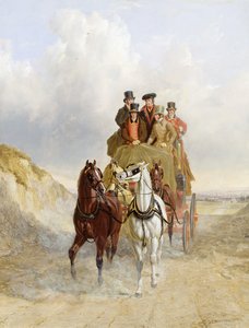 La diligence royale sur la route, 1841 - John Frederick Herring Senior