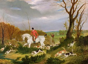La chasse au Suffolk - En route vers la couverture près de Herringswell - John Frederick Herring Senior