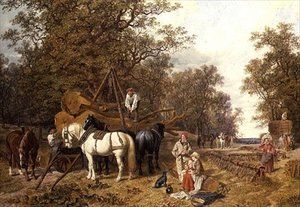 Le chariot de bois - John Frederick Herring Senior