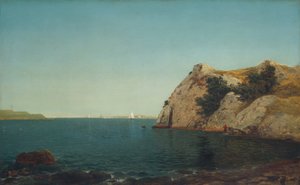 Beacon Rock, port de Newport - John Frederick Kensett
