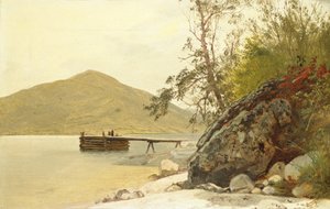 Débarquement à Sabbath Day Point, vers 1853 - John Frederick Kensett