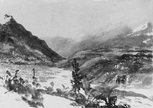 Paysage de montagne, Lombardie - John Frederick Kensett.