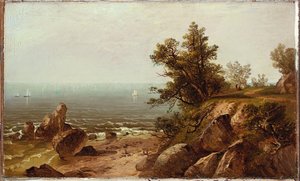 Sur la côte, Beverly, Massachusetts - John Frederick Kensett