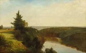 Vue sur la Genesee près de Mount Morris, 1857 - John Frederick Kensett