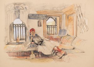 Un intérieur oriental - John Frederick Lewis