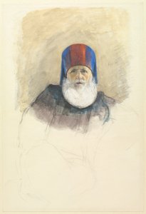 Étude pour Mehmet Ali Pacha, vers 1844 - John Frederick Lewis