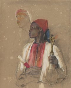 Étude pour Le Porteur de pipe, 1841-51 - John Frederick Lewis
