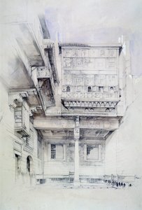 La cour de la maison de l