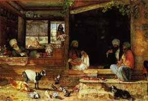 The Kibab Shop, Scutari, Asie mineure - John Frederick Lewis