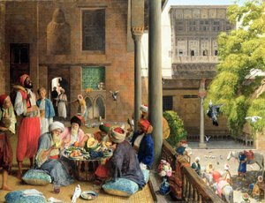 Le repas de midi, Le Caire, 1875 - John Frederick Lewis