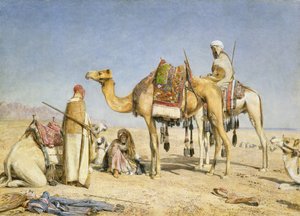 La halte de midi, 1853 - John Frederick Lewis
