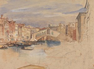 Venise : Le Grand Canal et le Rialto - John Frederick Lewis