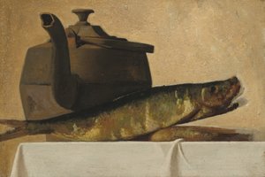 Un petit déjeuner anglais, vers 1890