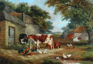 Cour de ferme, 1856