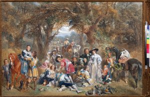 Fête champêtre au temps de Charles II