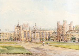 Grand Cour, Trinity College - John Fulleylove