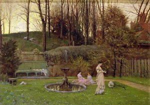 Dame lisant une lettre - John Fulleylove