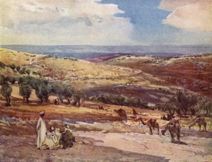 Sur la route de Jérusalem à Béthanie - John Fulleylove