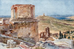 Le Bastion et le Temple de la Victoire sans ailes vus de l
