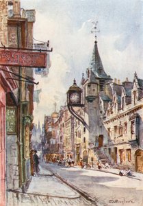 Le Canongate Tolbooth, vue vers l