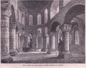 La Chapelle dans la Tour Blanche, Tour de Londres - John Fulleylove