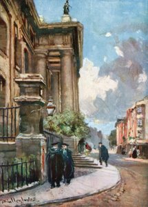 The Clarendon Building, Broad Street (lithographie couleur) - John Fulleylove