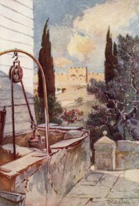 La Porte Dorée, depuis le Jardin de Gethsémani
