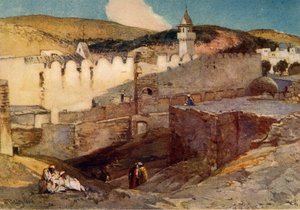 La mosquée à Hébron sur la grotte de Machpelah, 1902 - John Fulleylove