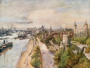 La Tour, depuis Tower Bridge, regardant vers l