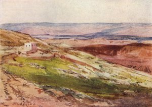 La vallée du Jourdain, depuis le mont des Oliviers - John Fulleylove