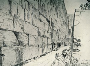 Le Mur des Lamentations, 1902 - John Fulleylove