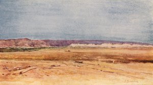 La rive ouest de la mer Morte - John Fulleylove