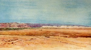 La rive ouest de la mer Morte, 1902 - John Fulleylove