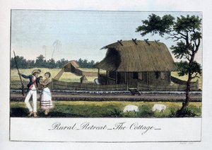 Retraite rurale, Le Cottage, 1813 - John Gabriel Stedman