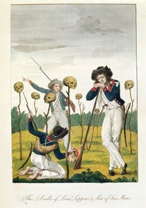 Les crânes du lieutenant Leppar et de six de ses hommes, tiré de 